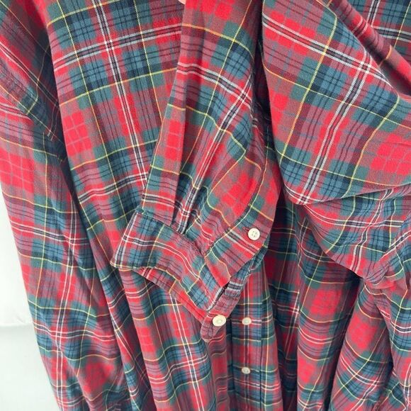 American Living mens Plaid Button Down Long-sleeve Shirt Size XXL - Picture 8 of 9